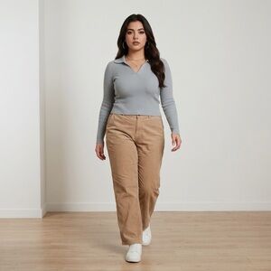 Mollusk California Corduroy Straight-Leg Pants in Tan Size XL